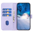 Чохол-книжка для Samsung Galaxy S23 FE, BINFEN Wallet, фіолетовий + скло 9H