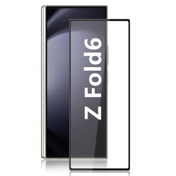 Загартоване скло Mocolo Full Glue для Samsung Galaxy Z Fold6 5G, чорна рамка