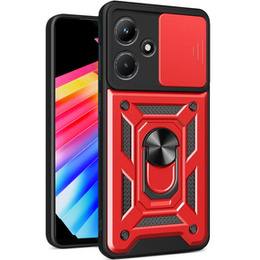 Чохол NOX Camera Slide Infinix Hot 30i, CamShield Slide, червоний