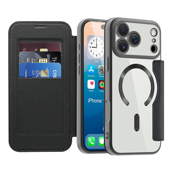 Гаманець MagSafe RFID фліп-чохол із захистом камери для iPhone 17 Pro Max