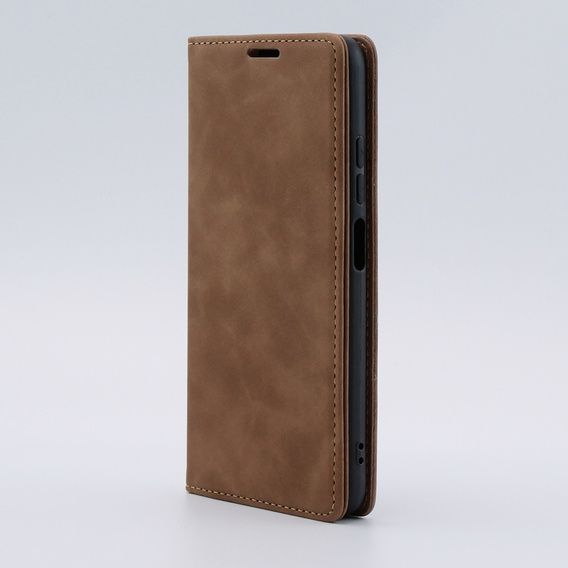 Чохол для Xiaomi Redmi Note 12S, ERBORD Vintage, гаманець з клапаном, коричневий