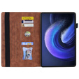 Чохол для Xiaomi Pad 6, Classic, з місцем для стилуса, коричневий