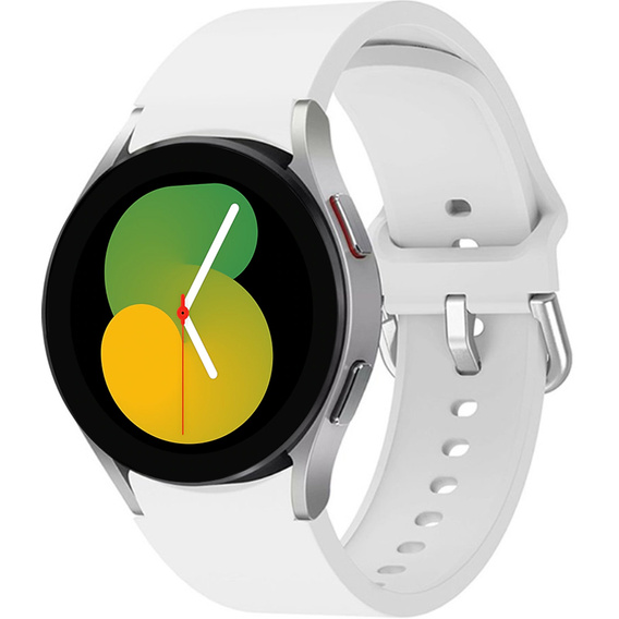 Резиновый браслет для Galaxy Watch4 40/44mm / Watch4 Classic 42/46mm - White