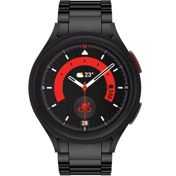 Браслет Stainless для  Samsung Galaxy Watch 4/5 - Black