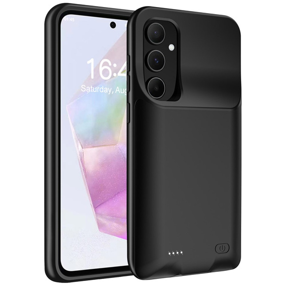 Чохол з акумулятором 10000mAh для Samsung Galaxy A55 5G, чорний