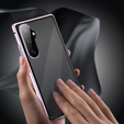 Чохол для Samsung Galaxy S24 FE, Magnetic Dual Glass, фіолетовий