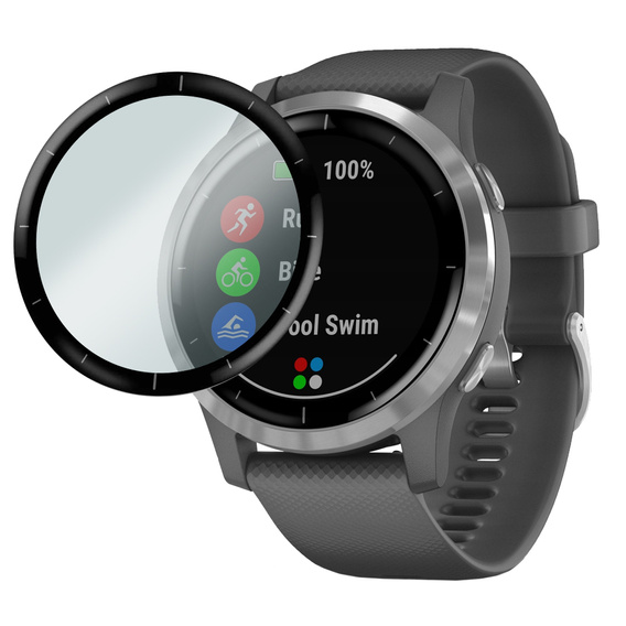 2x Гибридное стекло ERBORD для Garmin Vivoactive 4