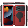 Чохол для iPhone 15 Pro Max, DefenderMag, червоний