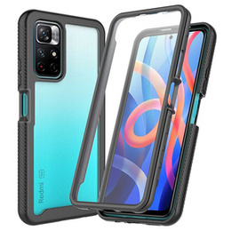 Чoхол Shockproof до Xiaomi Poco M4 Pro 5G / Redmi Note 11S 5G, із захисним екраном, м'яти