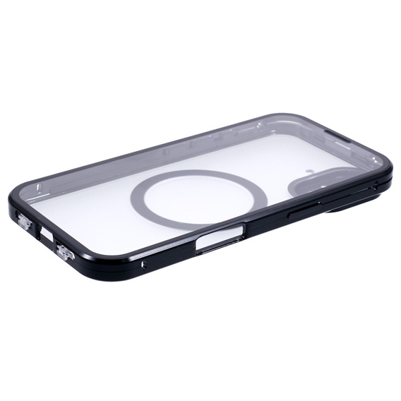 Магнітний чохол Dual Glass MagSafe для iPhone 16, чорний