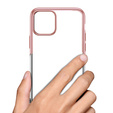 Чохол ERBORD TPU Frame для iPhone 13 Pro - Clear / Rose Gold