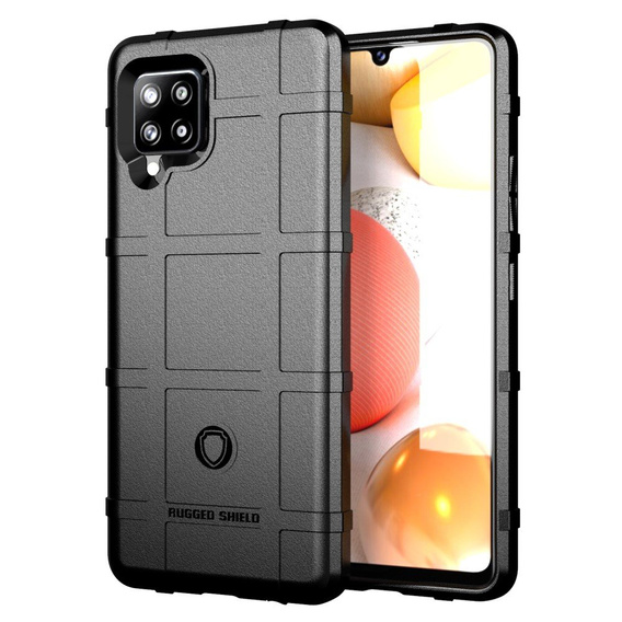 Чoхол до Samsung Galaxy A42 5G, Rugged Shield, чорний