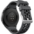 Силіконовий ремінець для Huawei Watch GT 2e, Grey / Black