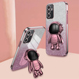 Чехол для Samsung Galaxy A15 4G / 5G, Glitter Astronaut, розовый