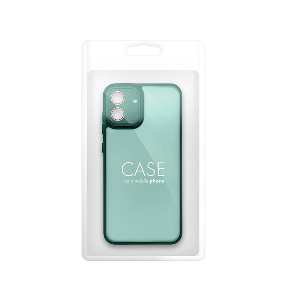 Чехол до Xiaomi Redmi 13C / Poco C65, Fusion Hybrid, прозрачный / зелёный