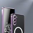 Захисний чохол для камери Samsung Galaxy S23 Plus, CamShield MagSafe, прозорий / фіолетовий