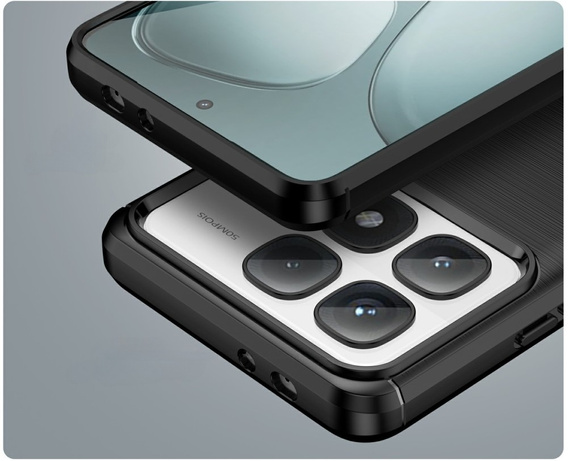 Чoхол до Xiaomi 14T, Carbon, чорний