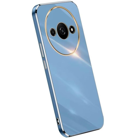 Чехол для Xiaomi Redmi A3, Glamour CamShield, синий