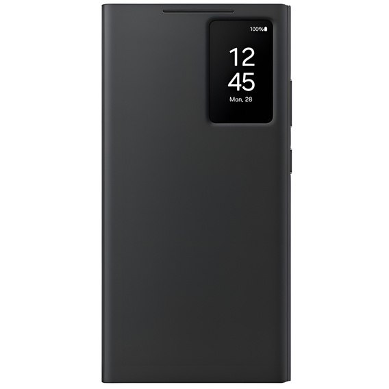 Оригинальный чехол Samsung для Galaxy S24 Ultra, S View Wallet Cover, чёрный