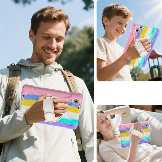 Броньований чохол з підставкою та ременем через плече для Lenovo Tab One