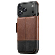 Чохол-фліп 2 в 1 для iPhone 17 Pro Max, SUTENI, для MagSafe, коричневий