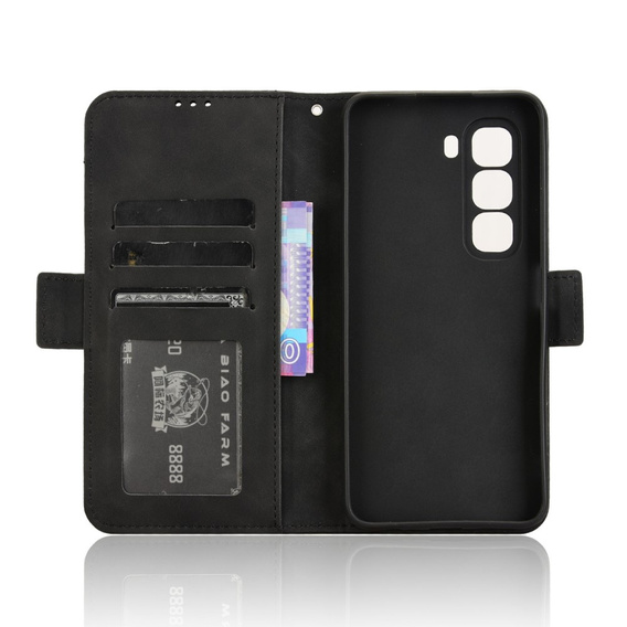 Откидной чехол для Infinix Hot 50 Pro+ 4G, Card Slot, чёрный