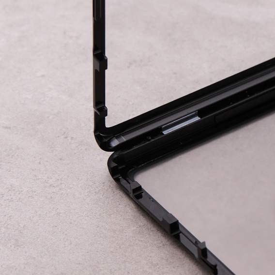 Магнітний чохол Dual Glass MagSafe для Samsung Galaxy S23 Ultra, чорний