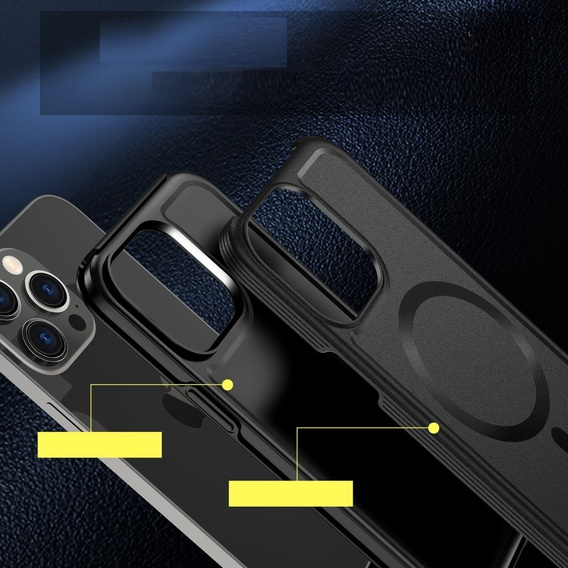 Чохол MagGuard для iPhone 15 Pro Max, MagSafe, чорний