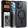 Чохол для iPhone 11 Pro, для MagSafe, ERBORD Matt Case, чорний + захисне скло