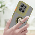 Чохол для Motorola Moto G15 / Motorola Moto G15 Power, Frosted Ring, зелений