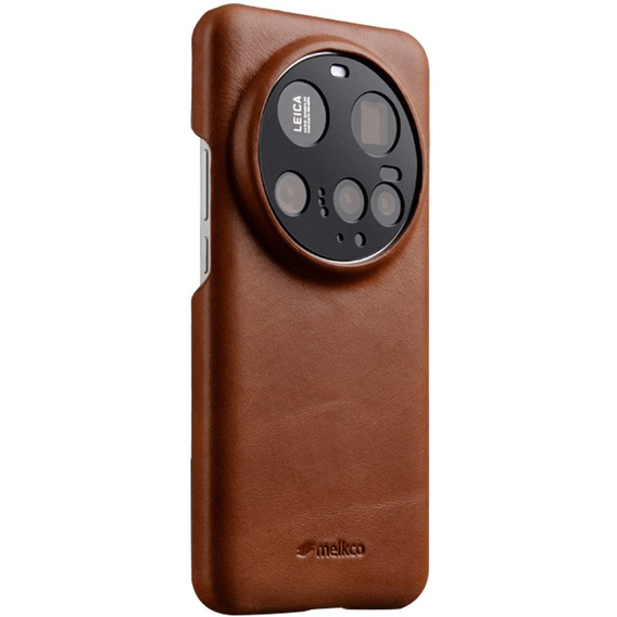 Чохол MELKCO для Xiaomi 15 Ultra, шкіра, коричневий