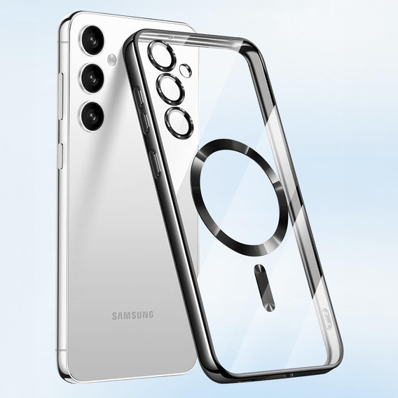 Чохол для Samsung Galaxy A05s, Electro MagSafe, чорний + Скло на екран