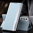 Чохол-книжка для Samsung Galaxy S22 5G, Side Magnetic, світло-блакитний