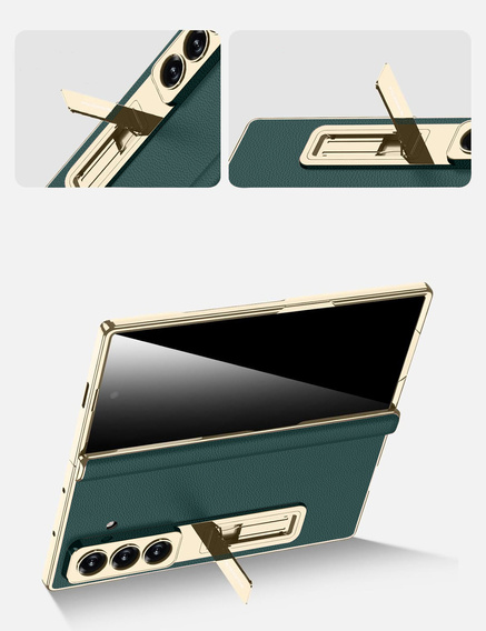 Чехол GKK со стеклом и подставкой для Samsung Galaxy Z Fold7 5G