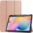 Чохол для Samsung Galaxy Tab S6 Lite, трискладний, рожевий rose gold
