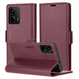 Чохол для Motorola Moto G24 Power, ERBORD Glossy Litchi, гаманець з клапаном, червоний