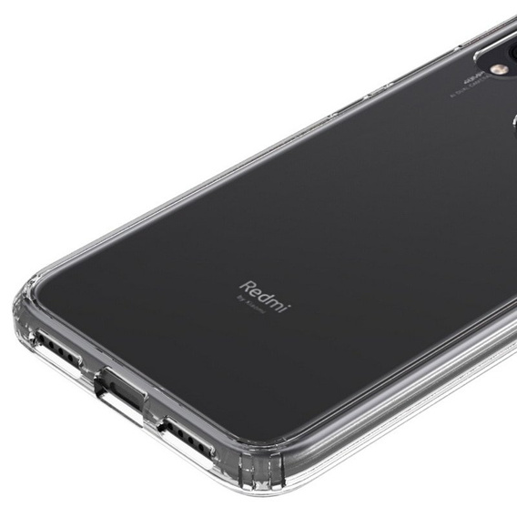 Чехол до Xiaomi Redmi 7, Fusion Hybrid, прозрачный
