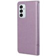 Откидной чехол для Samsung Galaxy M23, Butterfly, фиолетовый