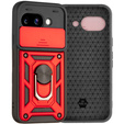 Чохол NOX Camera Slide Google Pixel 9A, CamShield Slide, червоний