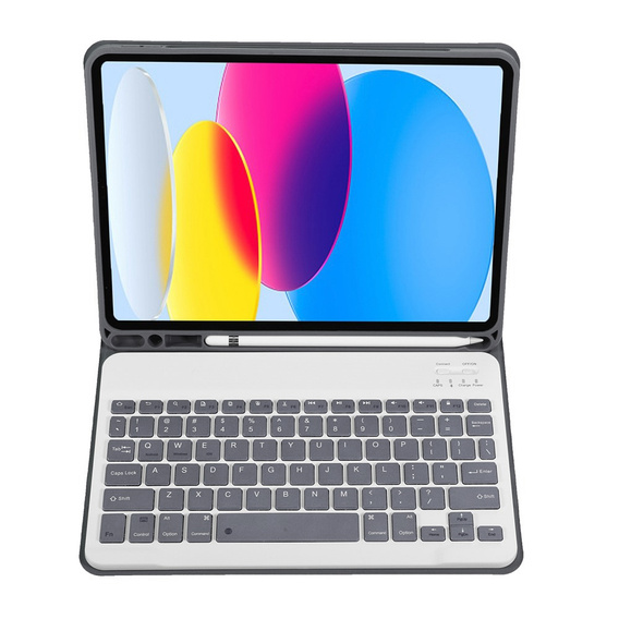 Чехол + клавиатура iPad 10.9 2022 10 Gen, Pen Slot, фиолетовый