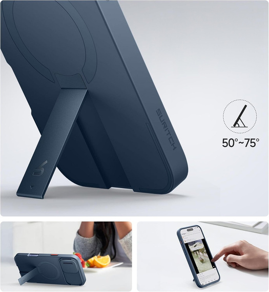 Чехол для iPhone 12 / 12 Pro, Suritch Shockproof, для MagSafe, чёрный