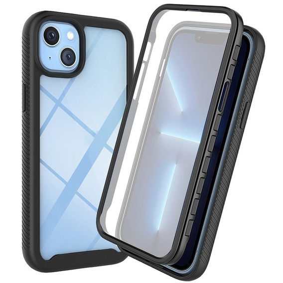 Чoхол Shockproof до iPhone 14 Plus, із захисним екраном, м'яти