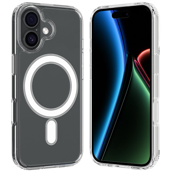 Чохол для iPhone 17, для MagSafe, прозорий