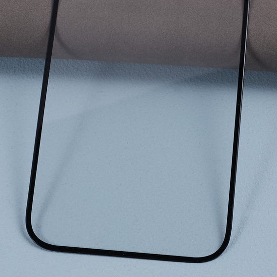 3D Tempered Glass для iPhone 15 Plus, с крышкой динамика, черный