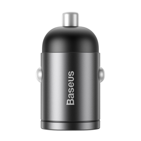 Baseus Автомобильное зарядное устройство 2-Port USB i USB Type-C PD40W/QC3.0 - Grey