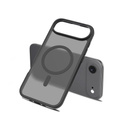 Матовый чехол для iPhone Air, для MagSafe, полупрозрачный черный