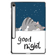 Чехол для Samsung Galaxy Tab S10 Lite / S10 FE / S9 FE, с откидной крышкой, sleeping cat