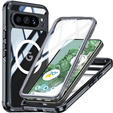 Чoхол до Google Pixel 8 Pro, Shockproof, з плівкою на екран, для MagSafe, чорний