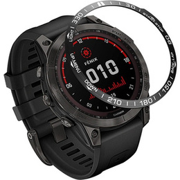 Накладка на безель для Garmin Fenix 7X, Black/White