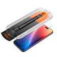 Закаленное стекло Spigen для iPhone 17 Pro / 17 / 16 Pro, Glas.tR "EZ Fit Pro", прозрачное